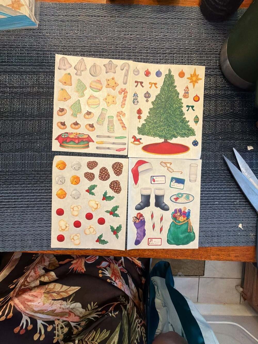 Creative Memories Christmas Tree Holiday Scrapbook Stickers